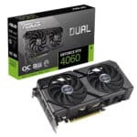 ASUS Dual GeForce RTX 4060 EVO OC Edition 8GB GDDR6 Graphics Card, DLSS 3