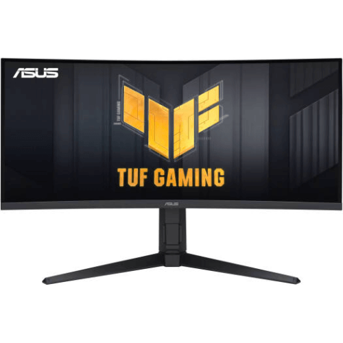 ASUS TUF Gaming VG34VQEL1A Curved Monitor, 34" UWQHD VA Display, 100Hz Refresh Rate, 1ms (MPRT) Response Time, AMD FreeSync Technology, Extreme Low Motion Blur (ELMB), Black | 90LM06F0-B01E70