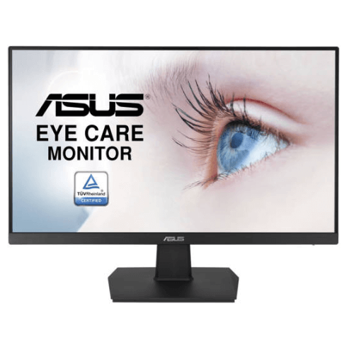 Asus VA27EHE Eye Care Monitor, 27" FHD IPS Display, 75Hz Refresh Rate, 5ms (GtG) Response Time, Adaptive-Sync/FreeSync Technology, Frameless Design, Black | 90LM0557-B01170