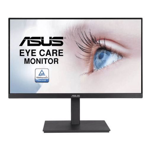 ASUS VA24EQSB 24" FHD IPS Eye Care Monitor, Frameless Design, 75Hz Refresh Rate, 5ms Response Time, Adaptive-Sync, 2x 2W Speakers, Low Blue Light, Flicker Free, 2x USB 3.2 Gen 1, Black | VA24EQSB