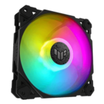 Asus Tuf Gaming TF120 ARGB Case Fan, Aura Sync Compatibility, 12cm Fan Diameter, 1900RPM Max Rotation Speed, 76 cfm Max Airflow, 29 dB Noise Level, Black Edition, Single Pack | 90DA0030-B09000