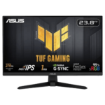 ASUS TUF VG249QM1A Gaming Monitor, 24" FHD 1ms Fast IPS Display, 270Hz(OC) Refresh Rate, 2Wx2 Speakers, 99% sRGB, AMD FreeSync Premium & G-Sync Technology, Black | 90LM06J0-B02370