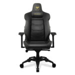 COUGAR ARMOR EVO ROYAL 4-way Lumbar Support Gaming Chair, Breathable Premium PVC Leather, Full Steel Frame, 4D Adjustable Armrest, Class 4 Gas Lift Cylinder, Extra-Size Wheels, Black | 3MEVOGLB.0001