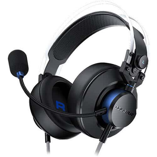 Cougar VM410 PS Wired Gaming Headset - Black/Blue | 3H550P53S.0001