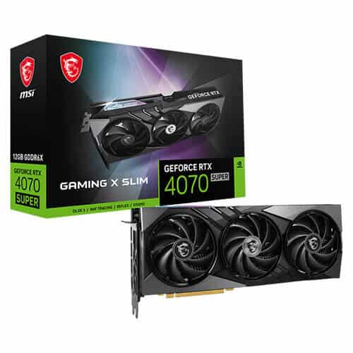 MSI GAMING GeForce RTX 4070 SUPER 12G X SLIM