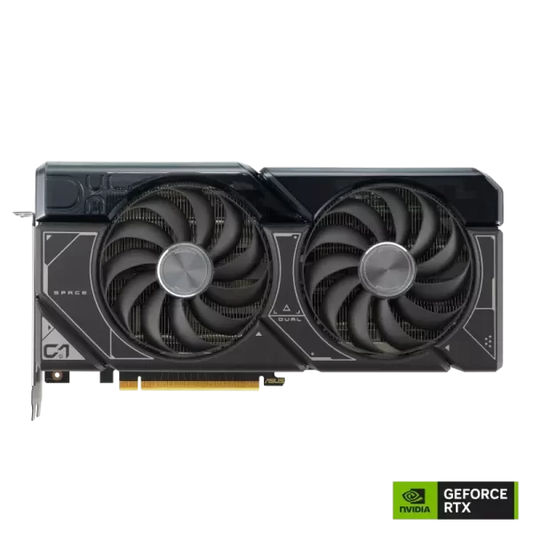 ASUS Dual GeForce RTX™ 4070 Ti SUPER OC Edition 16GB GDDR6X with two powerful Axial-tech fans and a 2.56-slot design for broad compatibility