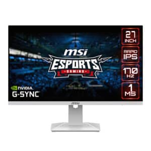 MSI G274QRFW 27-Inch WQHD 170Hz 1ms Rapid IPS Gaming Monitor | 9S6-3CC29H-206