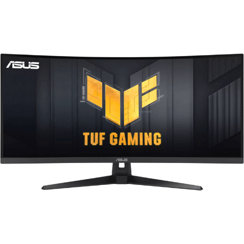 ASUS TUF Gaming VG34VQ3B Curved Monitor, 34" WQHD VA Display, 180Hz Refresh Rate, 1ms (MPRT) Response Time, AMD FreeSync Premium Technology, 16.7m Display Colors, Black | VG34VQ3B