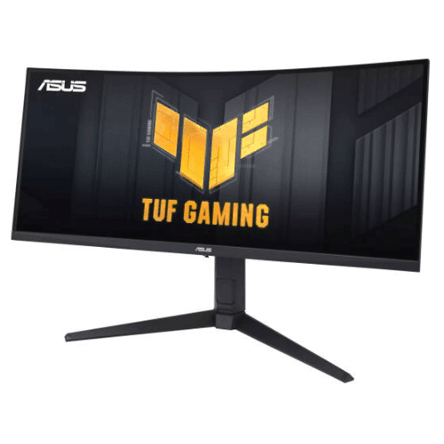 ASUS TUF Gaming VG34VQEL1A Curved Monitor, 34" UWQHD VA Display, 100Hz Refresh Rate, 1ms (MPRT) Response Time, AMD FreeSync Technology, Extreme Low Motion Blur (ELMB), Black | 90LM06F0-B01E70