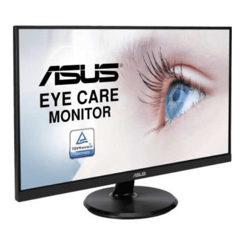 Asus VA24DQ 23.8'' FHD IPS Eye Care Monitor, 75Hz Refresh Rate, 5ms Response Time, Adaptive-Sync/FreeSync, Low Blue Light, Flicker Free, Wall Mountable, HDMI, Displayport | 90LM054P-B01370