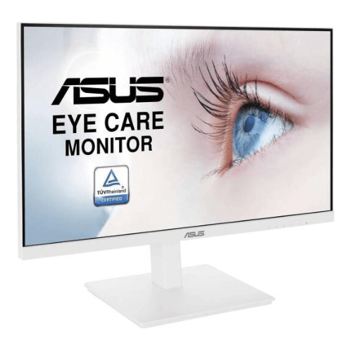 ASUS VA27DQSB-W 27'' FHD IPS Eye Care Monitor, 75Hz Refresh Rate, 5ms Gtg Response Time, 16:9 Aspect Ratio, Adaptive-Sync, DisplayPort, HDMI, Low Blue Light, Flicker Free, White | 90LM06H4-B01370