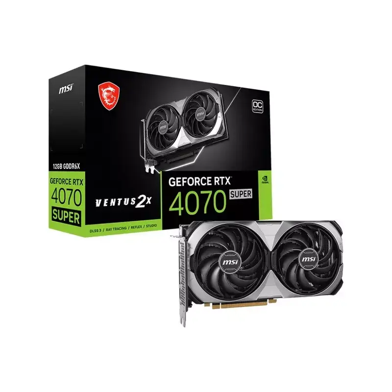 GeForce RTX™ 4070 SUPER 12G VENTUS 2X OC