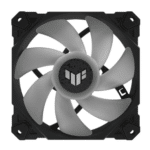 Asus Tuf Gaming TF120 ARGB Case Fan, Aura Sync Compatibility, 12cm Fan Diameter, 1900RPM Max Rotation Speed, 76 cfm Max Airflow, 29 dB Noise Level, Black Edition, Single Pack | 90DA0030-B09000