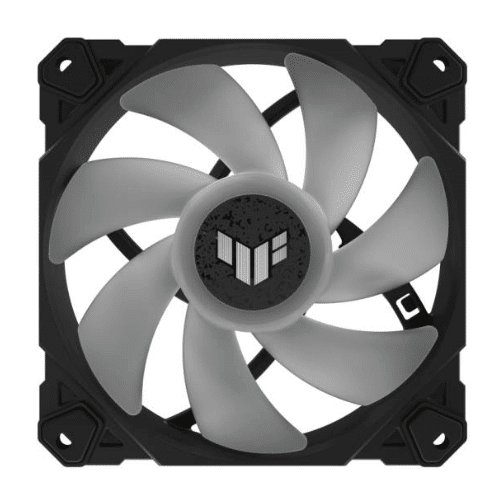 Asus Tuf Gaming TF120 ARGB Case Fan, Aura Sync Compatibility, 12cm Fan Diameter, 1900RPM Max Rotation Speed, 76 cfm Max Airflow, 29 dB Noise Level, Black Edition, Single Pack | 90DA0030-B09000