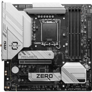 MSI B760M MSI PROJECT ZERO LGA 1700 mATX Motherboard