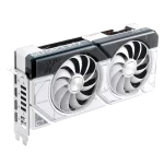 ASUS Dual GeForce RTX™ 4070 SUPER White OC Edition 12GB GDDR6X with two powerful Axial-tech fans and a 2.56-slot design for broad compatibility