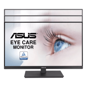 ASUS VA27EQSB 27" FHD IPS Eye Care Monitor, Frameless Design, 75Hz Refresh Rate, 5ms Response Time, Adaptive-Sync, 2x 2W Speakers, Low Blue Light, Flicker Free, 2x USB 3.2 Gen 1, Black | VA27EQSB