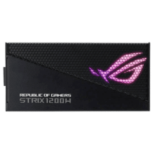 ASUS ROG STRIX 1200W Aura Edition Full Modular Power Supply, 80 PLUS Gold, ATX12V, 135mm Axial Tech Fan, Dual Ball Fan Bearings, Aluminum Case, Aura Sync, Black | 90YE00P0-B0NA00