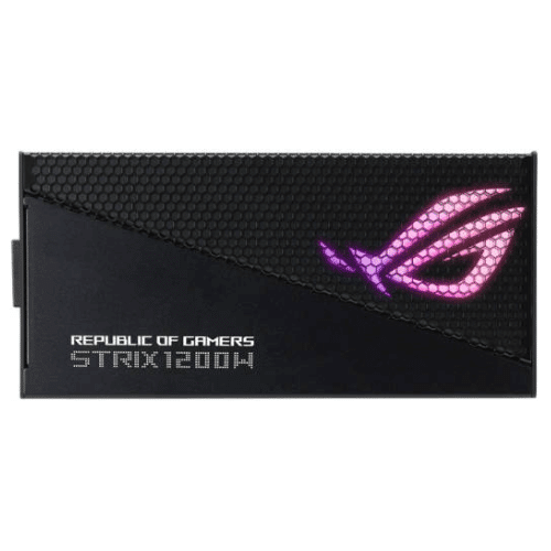 ASUS ROG STRIX 1200W Aura Edition Full Modular Power Supply, 80 PLUS Gold, ATX12V, 135mm Axial Tech Fan, Dual Ball Fan Bearings, Aluminum Case, Aura Sync, Black | 90YE00P0-B0NA00