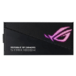 Asus ROG STRIX 1000W Aura Edition ATX Power Supply Unit, 80 PLUS Gold Certifications, Full Modular, 135mm Axial-tech Fan, 0dB Technology, PCIe Gen 5.0, ARGB Lighting, Black | 90YE00P1-B0NA00