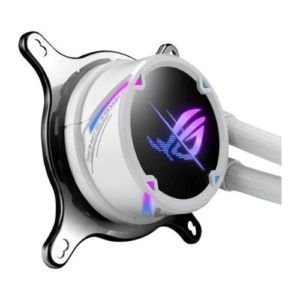 Asus Rog Strix LC II 360 ARGBWhite Edition All In One Liquid CPU Cooler, With Aura Sync, Three ROG 120mm A RGB Radiator Fans, Sigrid, 360mm Radiator, 800 - 2500 RPM Fan Speed, White | 90RC00F2-M0UAY0