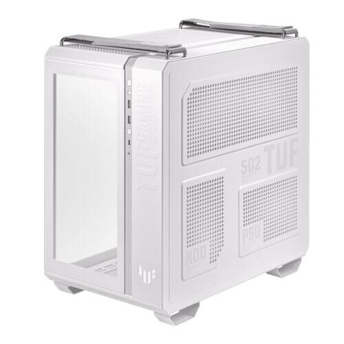 Asus TUF GT502 Mid Tower ATX Tempered Glass Gaming Case - White