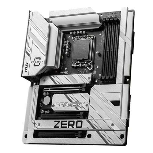 MSI Z790 PROJECT ZERO LGA1700 ATX Motherboard | 911-7E23-001