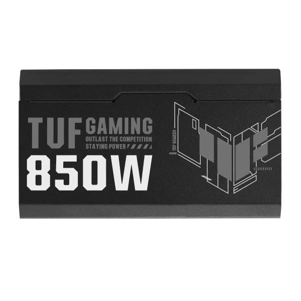 Asus TUF Gaming 850W Gold, ATX 3.0 Compatible, Fully Modular Power Supply, 80+ Gold, Military-Grade Components, Dual Ball Bearing, Axial-Tech Fan, PCB Coating, Black | 90YE00S2-B0NA00