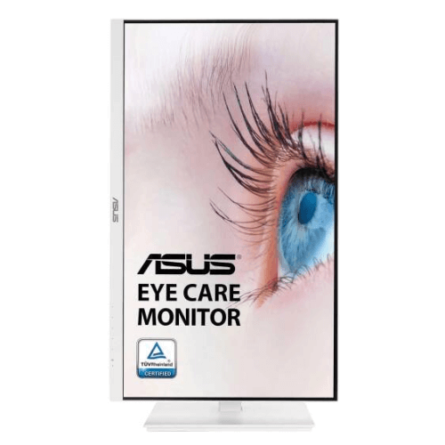 ASUS VA27DQSB-W 27'' FHD IPS Eye Care Monitor, 75Hz Refresh Rate, 5ms Gtg Response Time, 16:9 Aspect Ratio, Adaptive-Sync, DisplayPort, HDMI, Low Blue Light, Flicker Free, White | 90LM06H4-B01370