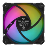 Asus Tuf Gaming TF120 ARGB Case Fan, Aura Sync Compatibility, 12cm Fan Diameter, 1900RPM Max Rotation Speed, 76 cfm Max Airflow, 29 dB Noise Level, Black Edition, Single Pack | 90DA0030-B09000