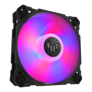 Asus Tuf Gaming TF120 ARGB Case Fan, Aura Sync Compatibility, 12cm Fan Diameter, 1900RPM Max Rotation Speed, 76 cfm Max Airflow, 29 dB Noise Level, Black Edition, Triple Pack | 90DA0030-B09030