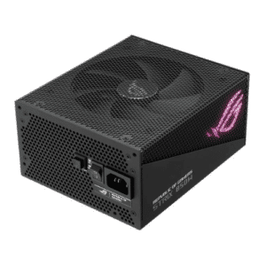 ROG STRIX 850W Aura Edition ATX Power Supply Unit, 80 PLUS Gold Certification, Full Modular, 135mm Axial-tech Fan, 0dB Technology, PCIe Gen 5.0, ARGB Lighting, Black | 90YE00P2-B0NA00