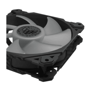 Asus Tuf Gaming TF120 ARGB Case Fan, Aura Sync Compatibility, 12cm Fan Diameter, 1900RPM Max Rotation Speed, 76 cfm Max Airflow, 29 dB Noise Level, Black Edition, Single Pack | 90DA0030-B09000