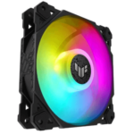 Asus Tuf Gaming TF120 ARGB Case Fan, Aura Sync Compatibility, 12cm Fan Diameter, 1900RPM Max Rotation Speed, 76 cfm Max Airflow, 29 dB Noise Level, Black Edition, Triple Pack | 90DA0030-B09030