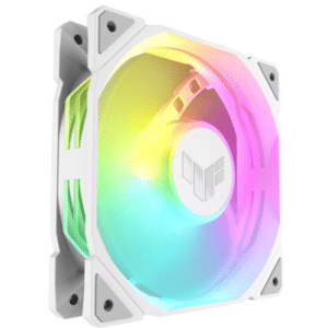 ASUS TUF Gaming TR120 ARGB Reverse Blade Fan. 120mm Fans, Up to 2000 rpm Fan Speed, 77.4 CFM Airflow, Aura Sync Compatiblity, PWM Control, Tripple Pack, White | 90DA00D3-B09020