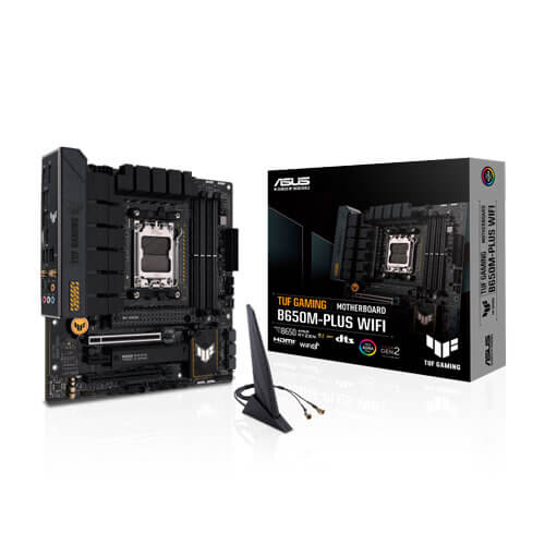 Asus TUF Gaming B650M-Plus AMD AM5 WiFi DDR5 MATX Motherboard | 90MB1BF0-M0EAY0