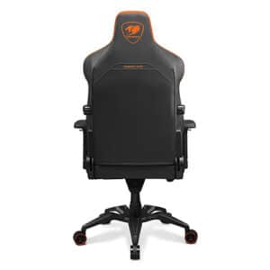 COUGAR ARMOR EVO 4-way Lumbar Support Gaming Chair, Breathable Premium PVC Leather, Full Steel Frame, 4D Adjustable Armrest, Class 4 Gas Lift Cylinder, Extra-Size Wheels, Black-Orange | 3MEVOORB.0001