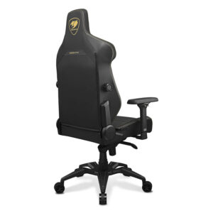 COUGAR ARMOR EVO ROYAL 4-way Lumbar Support Gaming Chair, Breathable Premium PVC Leather, Full Steel Frame, 4D Adjustable Armrest, Class 4 Gas Lift Cylinder, Extra-Size Wheels, Black | 3MEVOGLB.0001