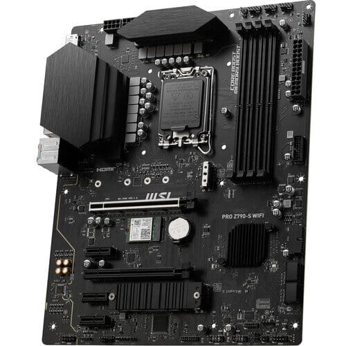 MSI PRO Z790-S WIFI DDR5 ATX LGA 1700 Motherboard - Black | 911-7D88-001