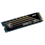 MSI Spatium M390 250GB PCIe M.2 2280 Internal Solid State Drive, Read/Write Up to 3300MB/s/1200MB/s, 3D NAND Flash Technology, PCIe Gen3x4, NVMe 1.4, PHISON E15T, Black | S78-4409PL0-P83