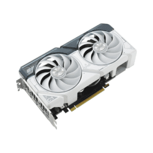 ASUS Dual GeForce RTX™ 4060 Ti White OC Edition 8GB GDDR6 with two powerful Axial-tech fans and a 2.5-slot design for broad compatibility