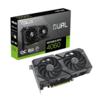 ASUS Dual GeForce RTX™ 4060 OC Edition 8GB GDDR6 with two powerful Axial-tech fans and a 2.5-slot design for broad compatibility