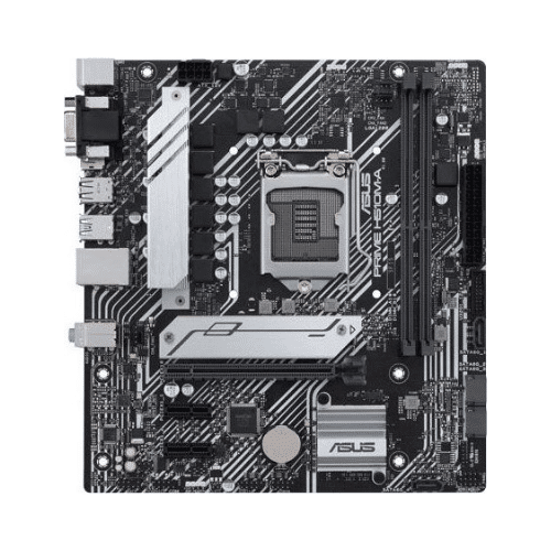 Asus Prime H510M - A Intel H510 Chipset, LGA 1200, Max Memory 64GB, 2DDR4 (Dual Channel), 1 x DisplayPort 1.4, 1 x D-Sub, 1 x HDMI™ 2.0, ATX Motherboard | 90MB17C0-M0EAY0