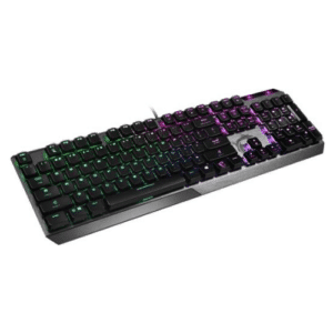 MSI Vigor GK50 Low Profile Gaming Keyboard, Backlit RGB LED, Kailh Low Profile Mechanical Switches, English Keyboard, Aluminum | S11-04US254-GA7 / S11-04AR213-GA7