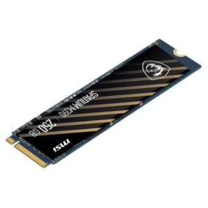 MSI Spatium M390 250GB PCIe M.2 2280 Internal Solid State Drive, Read/Write Up to 3300MB/s/1200MB/s, 3D NAND Flash Technology, PCIe Gen3x4, NVMe 1.4, PHISON E15T, Black | S78-4409PL0-P83