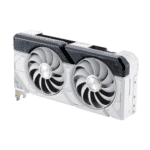 ASUS Dual GeForce RTX™ 4070 SUPER EVO White OC Edition 12GB GDDR6X with two powerful Axial-tech fans and a 2.5-slot design for broad compatibility