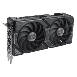 ASUS Dual GeForce RTX™ 4060 OC Edition 8GB GDDR6 with two powerful Axial-tech fans and a 2.5-slot design for broad compatibility