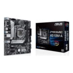 Asus Prime H510M - A Intel H510 Chipset, LGA 1200, Max Memory 64GB, 2DDR4 (Dual Channel), 1 x DisplayPort 1.4, 1 x D-Sub, 1 x HDMI™ 2.0, ATX Motherboard | 90MB17C0-M0EAY0