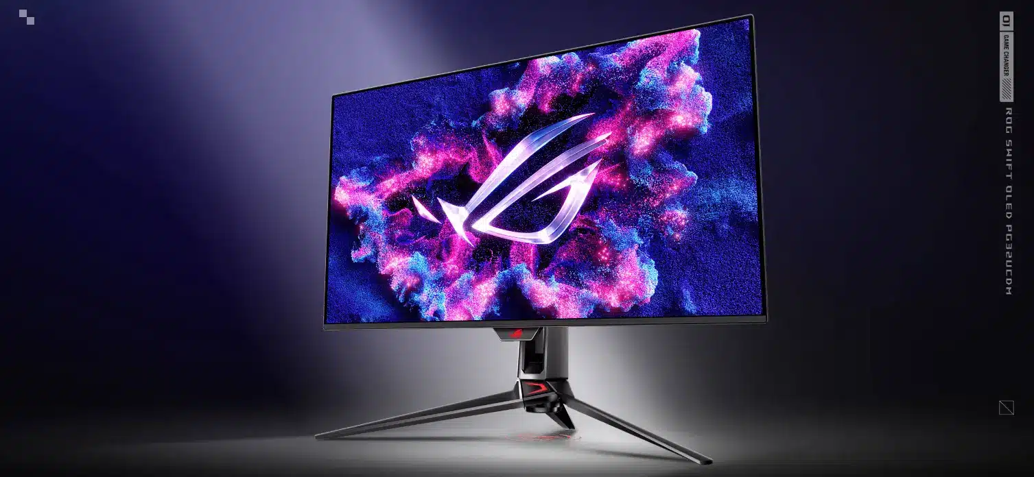 Asus ROG Swift PG32UCDM 32-Inch 4K QD-OLED 240Hz 0.03ms (GtG) Gaming Monitor - Black | 90LM09T0-B01370