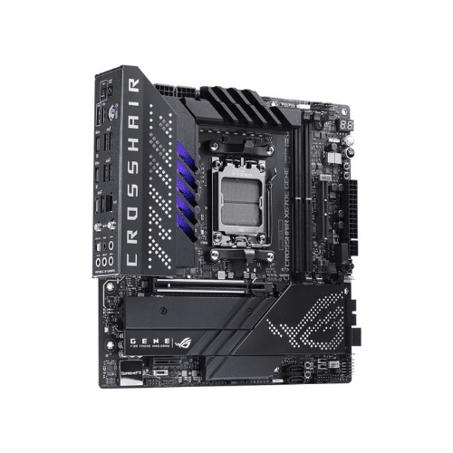 ASUS ROG CROSSHAIR X670E GENE ATX DDR5 Motherboard, AM5 Socket, AMD X670 Chipset, 64GB DIMM Max Memory, WiFi 6E, Intel 2.5Gb Ethernet, PCIe 5.0, M.2 Heatsink, USB Ports | 90MB1B80-M0EAY0